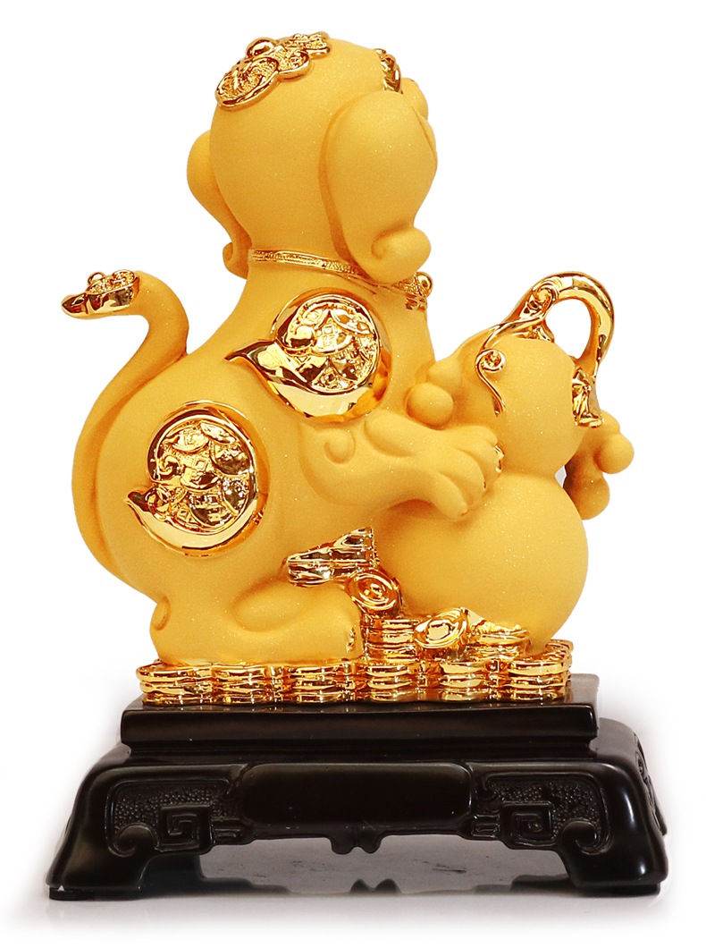 狗摆件招财生肖狗旺财风水工艺品客厅办公室装饰品狗年礼品吉祥物